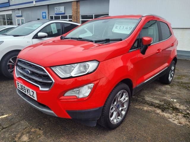 Ford Ecosport 1.0T EcoBoost Titanium Euro 6 (s/s) 5dr SUV Petrol Race Red