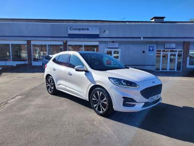 Ford Kuga 1.5T EcoBoost ST-Line X Edition Euro 6 (s/s) 5dr SUV Petrol Platinum White at Coopers of Oulton Leeds
