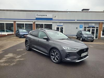 Ford Focus 1.0T EcoBoost Active X Euro 6 (s/s) 5dr Hatchback Petrol Magnetic Grey at Coopers of Oulton Leeds
