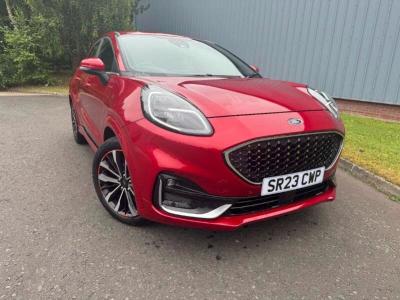 Ford Puma 1.0T EcoBoost MHEV ST-Line Vignale DCT Euro 6 (s/s) 5dr SUV Hybrid Fantastic Red at Coopers of Oulton Leeds